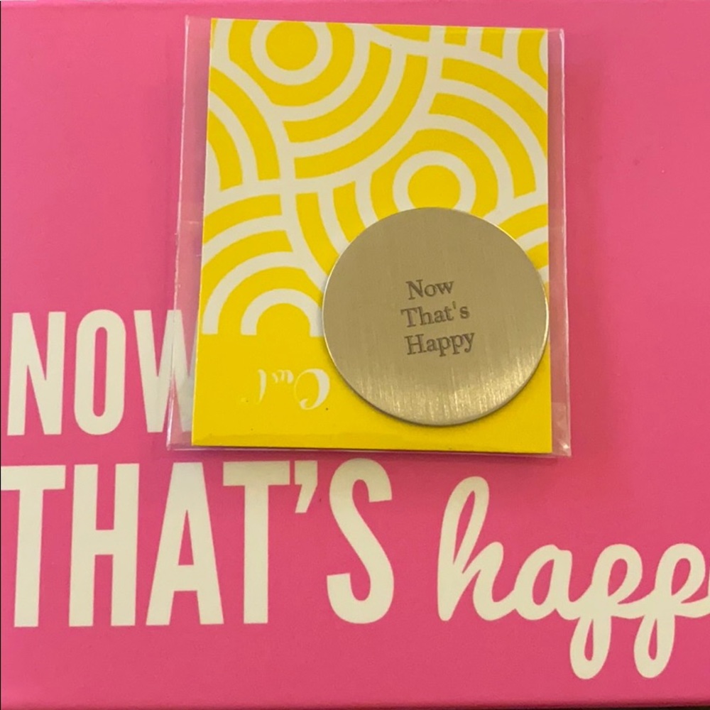 Origami Owl “Now That’s Happy” Silver Plate